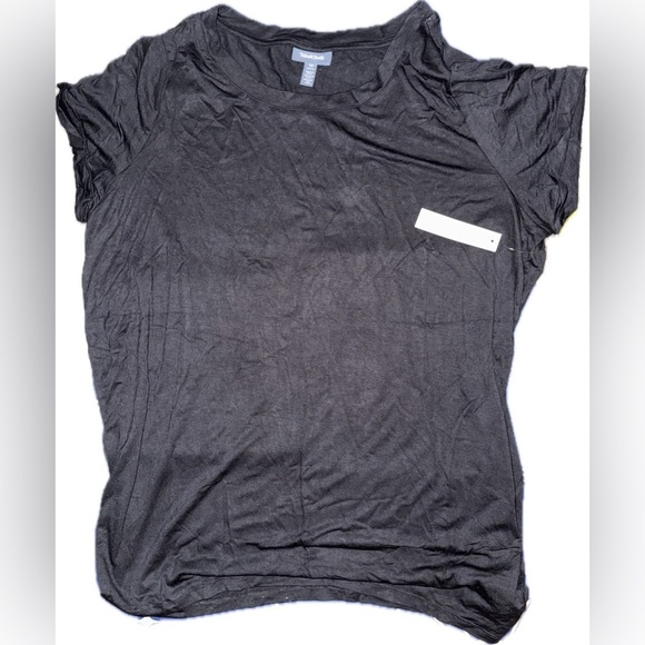 ModCloth Black Short Sleeve Top NWT 1x plus - Picture 1 of 3